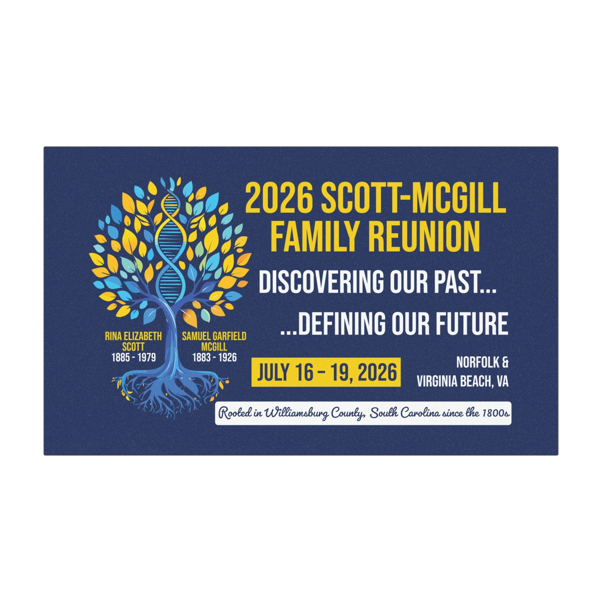 2026 Scott-McGill Family Reunion Magnet