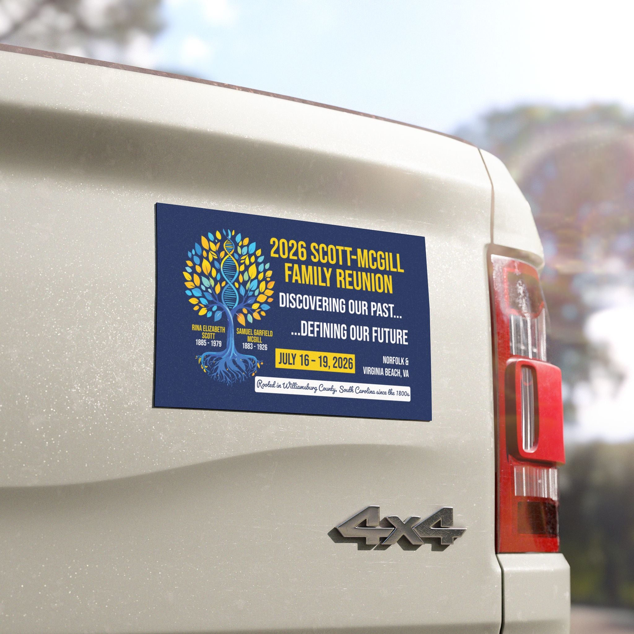 2026 Scott-McGill Family Reunion Magnet
